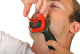 revobeard revohair revogoatee beard goatee hair haircut styles styler tool guide stencil outline template edge up barber barbershop tools. man men boy male handsome. razor blade trimmer trim groom grooming straught edge curve cut step cut neckline. facial line up earline taper line side part save money time