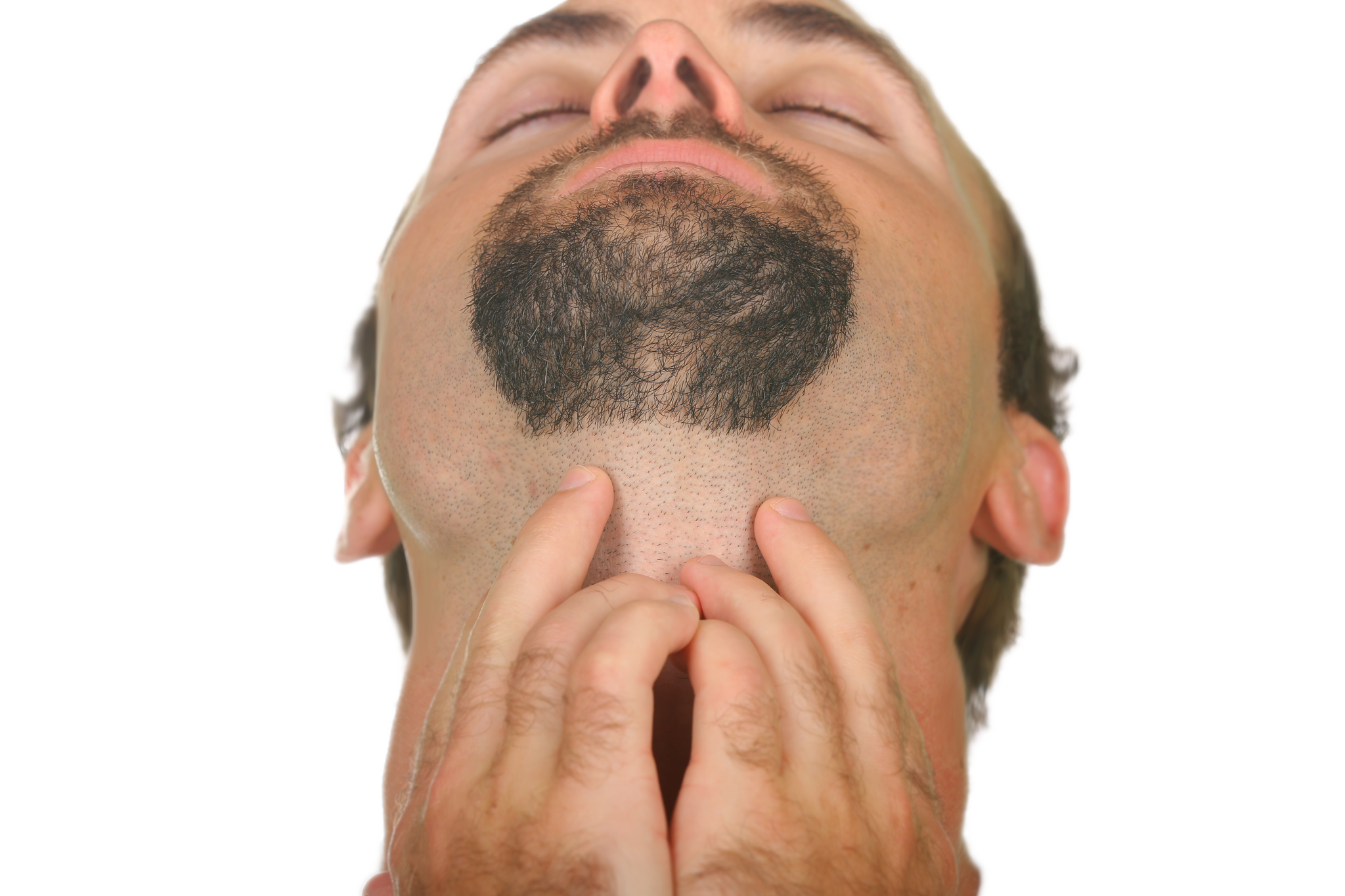 Small Razorblade Goatee Red RevoGoatee™ Goatee Shaping Template